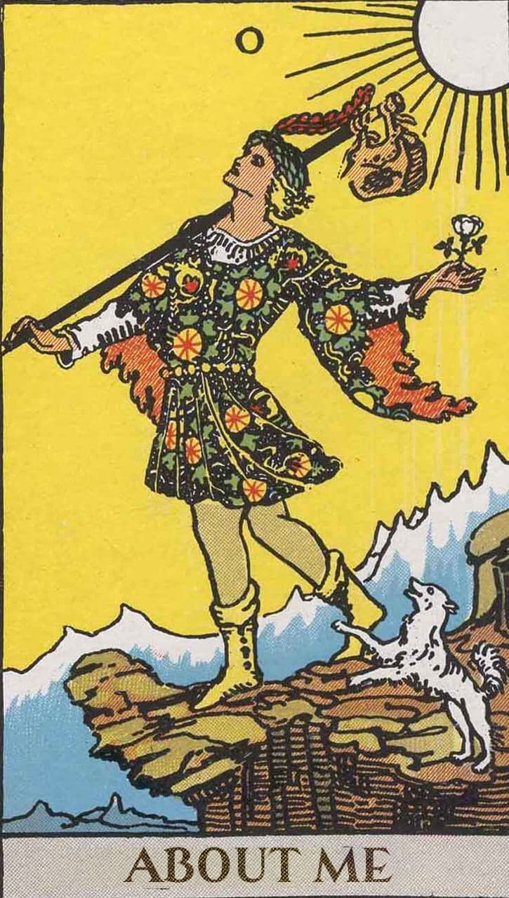 A tarot card called the fool